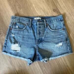 Madewell - Relaxed Denim Shorts - Size 27